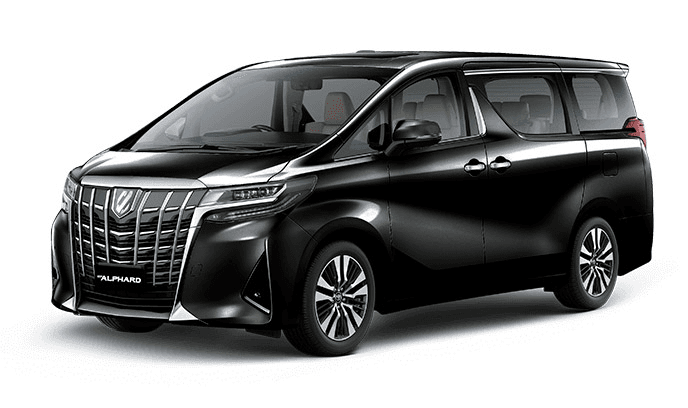Black Toyota Alphard